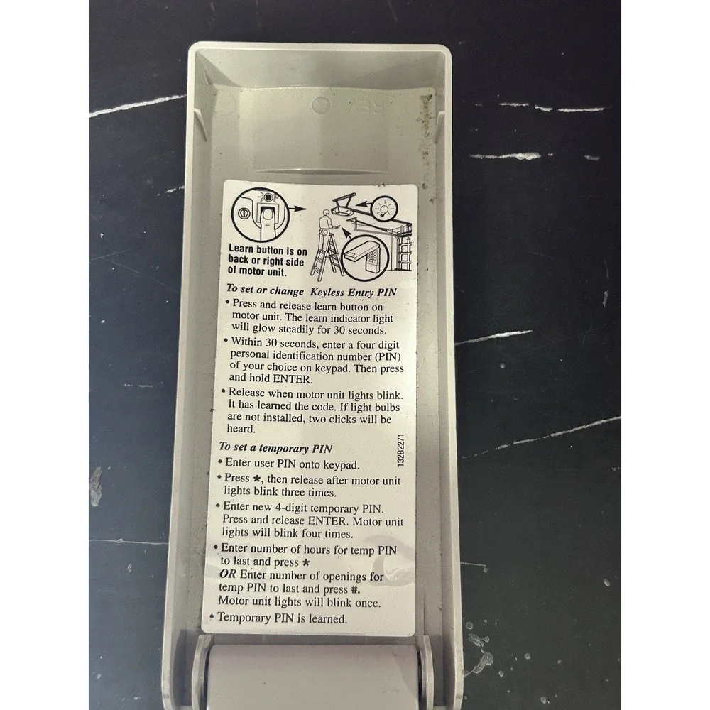 Chamberlain 940EV/EVC Garage Door Opener Keypad Model